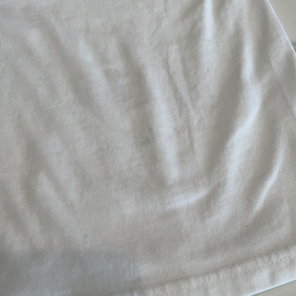 Abercrombie kids boys white embroidered T-shirt size  9- 10 - Picture 6 of 7